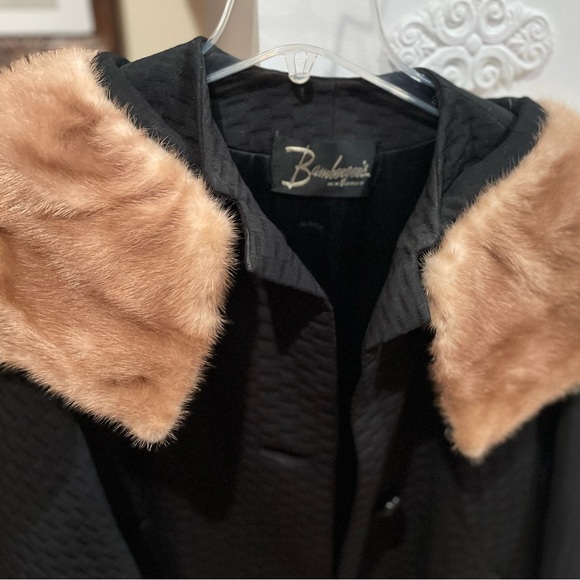 Bambergers vintage mink collar coat - Picture 7 of 12